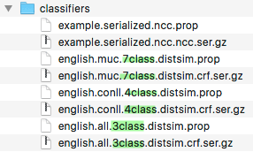 Classifiers